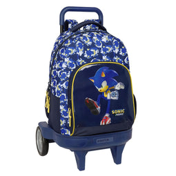 Schoolrugzak met Wielen Safta City Blauw 33 x 45 x 22 cm