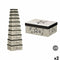 Decoratieve Doos Pincello 62 Zwart Karton (2 Stuks)