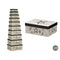 Decoratieve Doos Pincello 62 Zwart Karton (2 Stuks)