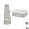 Decoratieve Doos Pincello 63 Wit Grijs Karton (2 Stuks)