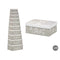 Decoratieve Doos Pincello 63 Wit Grijs Karton (2 Stuks)