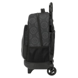 Schoolrugzak met Wielen Star Wars Rebellion Zwart 33 x 45 x 22 cm