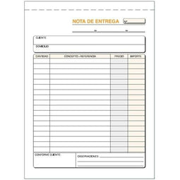 Bezorgingsboekje 15 x 21 cm (10 Stuks)