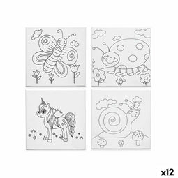 Canvas Pincello 29100260 Hout Stof 12 Stuks