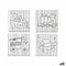 Canvas Pincello 29100257 Hout Stof 12 Stuks