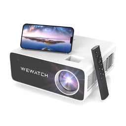 Beamer 4K, V51 PRO Beamer Met Witte Ruisfunctie, Netflix/Prime Video/Youtube Integrated, 500 ANSI 20000 lumen, 5G WiFi Bluetooth Videoprojector Compatible with Fire Stick, Smartphone, PS5