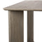 PTMD Liber Bar Table 140x70x94 Grey Wood Antique Metal