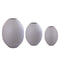 PTMD Nereus Cream Casted Alu Round Pot Clay Texture M