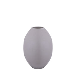 PTMD Nereus Cream Casted Alu Round Pot Clay Texture S