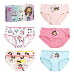 Pakket met onderbroeken voor meisjes Gabby's Dollhouse Multicolour 5 Stuks Maat 4-5 jaar