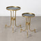 Set van 2 tafels Gouden Gerookt 38,5 x 38,5 x 61 cm (2 Stuks)