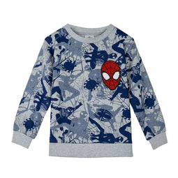Kindersweater zonder Capuchon Spider-Man Grijs Maat 6 Jaar
