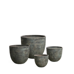 PTMD Jay-Lo Green GRC Pot Bombey Set Of 4
