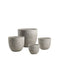 PTMD Jay-Lo Grey GRC Pot Bombey Set Of 4