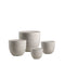 PTMD Jay-Lo Cream GRC Pot Bombey Set Of 4