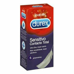 Condooms Durex Sensitivo Contacto Total 6 Onderdelen 1 Onderdelen