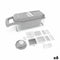 Maalmachine Quttin Multifunctioneel 32 x 11,5 x 11,5 cm (6 Stuks)