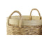 Basket spelset DKD Home Decor Bamboe Tropisch Russen (35 x 35 x 30,5 cm) (3 Onderdelen)
