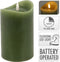 Nampook - Led Candle 90X150 mm Oliv Green