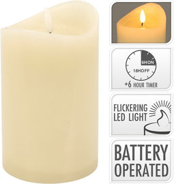 Nampook - Led Candle 90X150 mm Ivory