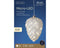 Lumineo - MicroLED denappel d15h21 cm frost kerst