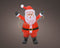 Decoris - LED kerstman buiten h88cm-180l mlt