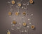 Lumineo - LED string l120 cm-20l naturel hout a3 kerstverlichting