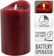 Nampook - Led Candle 90X150 mm Dark Red