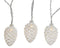 Lumineo - LED Dennenappel lichtsnoer 380 cm 20L transparant/warm wit