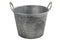 Decostar - Plantenbak Ziva metaal ro 30.5x37.5x24 cm zink 1 stuk