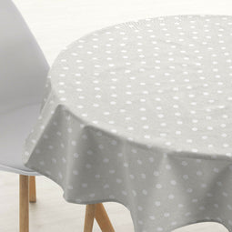 Vlekbestendig tafelkleed van hars Belum 0120-175 Grijs Ø 140 cm