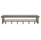AnLi Style Kapstok Ferro 6 haken hoedenplank