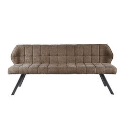 AnLi Style Eetkamerbank raster - Boucle taupe