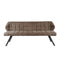 AnLi Style Eetkamerbank raster - Boucle taupe