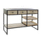 Console Home ESPRIT Bruin Zwart Hout Metaal 120 x 38 x 80 cm