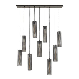 AnLi Style Hanglamp 5+4 tube mesh