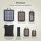 ONYX compressie packing cubes - 7 stuks - Bagage organizers met compressie rits - Voor koffers en tassen - Zwart