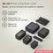 ONYX compressie packing cubes - 7 stuks - Bagage organizers met compressie rits - Voor koffers en tassen - Zwart