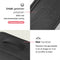 ONYX compressie packing cubes - 7 stuks - Bagage organizers met compressie rits - Voor koffers en tassen - Zwart