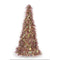 Decoratieve figuren Kerstboom Klatergoud Koper Fuchsia Polypropyleen PET 24 x 46 x 24 cm (24 Stuks)