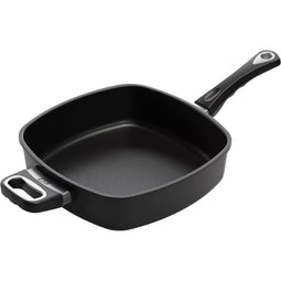 AMT Gastroguss Vierkante pan 28x28 cm - non-stick Lotan coating - optimale warmtebehoud - geschi...