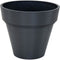 Pot - MEGA COLLECTIONS - Ecostone Plantenbak - Ø 35 cm - H 30 cm - Zwart