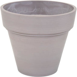 Pot - MEGA COLLECTIES - Ecostone Plantenbak - Ø 41 cm - H 35 cm - Taupe