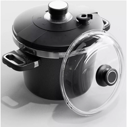 AMT Gastroguss Drukpan set - Ø 24 cm - 4,5 liter - Lotan® anti-aanbaklaag - Geschikt voor induct...