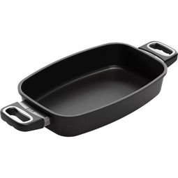 AMT Gastroguss Roosterpan 33x21 cm - Lotan Antiaanbaklaag - Geschikt voor Inductie - Oven- en Va...
