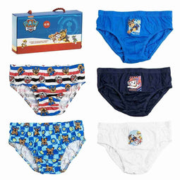Pakket met onderbroeken The Paw Patrol Multicolour 5 Stuks Maat 6-8 jaar
