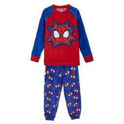 Pyjama Kinderen Spidey Blauw Maat 4 Jaar