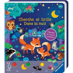 Ravensburger - Play+ - Boek Seek and glans - In de nacht - 13099025