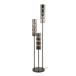 AnLi Style Vloerlamp 3L getrapt cylinder glas