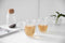 Klassiek Dubbelwandig Glas 400 ml Set van 2 Stuks